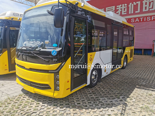 7.7m ZEV Elektrikli Toplu Otobüsler Tam yük 200km Sağ El Sürücüsü Scenic Shuttle Otobüs