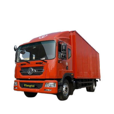 4x2 6 Wheeler 3950mm Dizel Cummins Motor Kargo Dağıtım Kamyonu Araçlar
