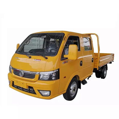 DONGFENG Hafif Kargo Kamyonu Çift Kabin Sıralı Kamyon Yatak Kargo Işıkları 90Hp Dizel Motor