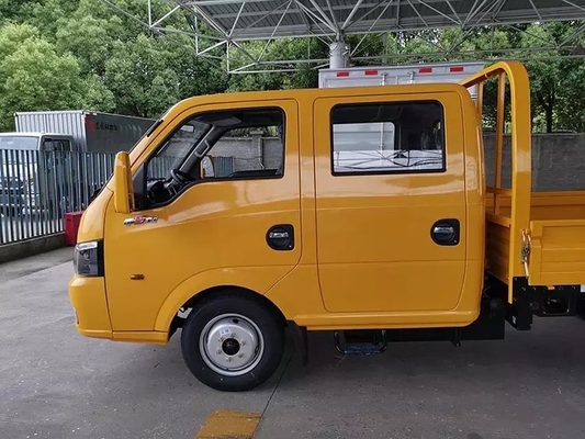 DONGFENG Hafif Kargo Kamyonu Çift Kabin Sıralı Kamyon Yatak Kargo Işıkları 90Hp Dizel Motor