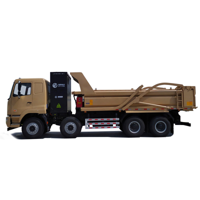 CAMC Yeni Enerji Elektrikli Ağır Hizmet Tipi Damperli Kamyon 8x4 12 Tekerlek Sıfır Emisyon Takas/Şarj Pili