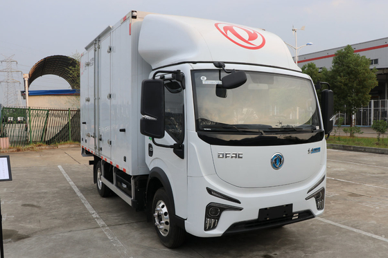 90km / H DONGFENG Yeni Enerji Elektrikli Kamyon Elektrikli Kargo Van Taşımacılığı