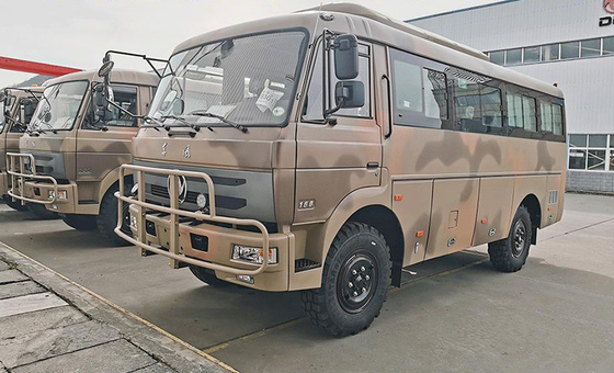 Dongfeng Arazi Araçları 4x4 6x6 Arazi Otobüsü 6.7m Gövde Manuel Şanzıman