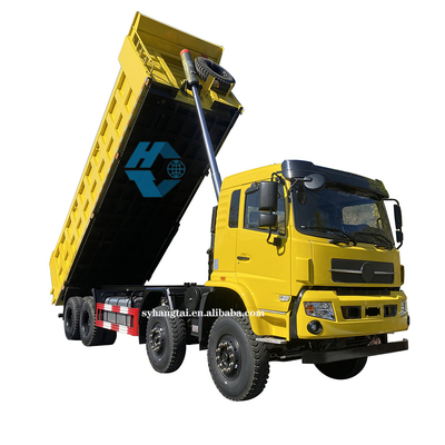 Madencilik Ağır Damperli Kamyon Günlük Taşımacılığı 50 Tonluk Damperli Kamyon 8x4 12 Tekerlek Dizel Motor