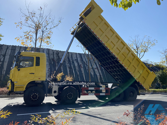 Madencilik Ağır Damperli Kamyon Günlük Taşımacılığı 50 Tonluk Damperli Kamyon 8x4 12 Tekerlek Dizel Motor