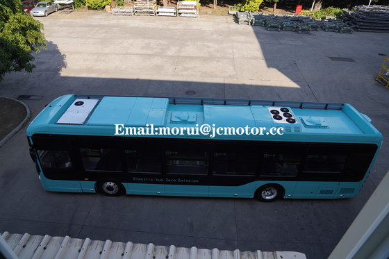 Avrupa WVTA Sertifikası Doğrudan Tahrikli Motor Elektrikli Şehir Otobüsü 29 Koltuk Alçak Zemin Tekerlekli Sandalye Alanı
