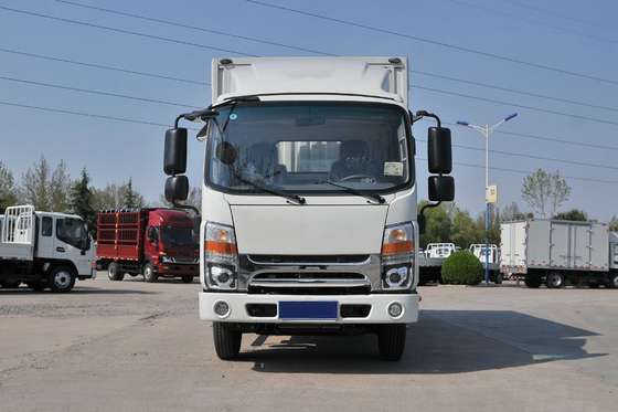 Yeni Enerji Saf Elektrikli Kargo Kamyonları LHD RHD Sürücü 130kw Menzil 250km Hidrolik Fren