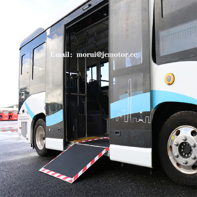 Düşük Kat 12 Koltuk 6m Mini Şehir Otobüsü Saf Elektrikli AB Standardı CCS2 DC Hızlı Şarj Ebus