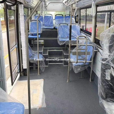 Düşük Kat 12 Koltuk 6m Mini Şehir Otobüsü Saf Elektrikli AB Standardı CCS2 DC Hızlı Şarj Ebus