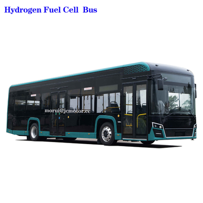 12m FCV Hidrojen Yakıt Hücresi Elektrikli Toplu Otobüs 90 Yolcu Tam Yüklenmiş Kilometrelik 450km