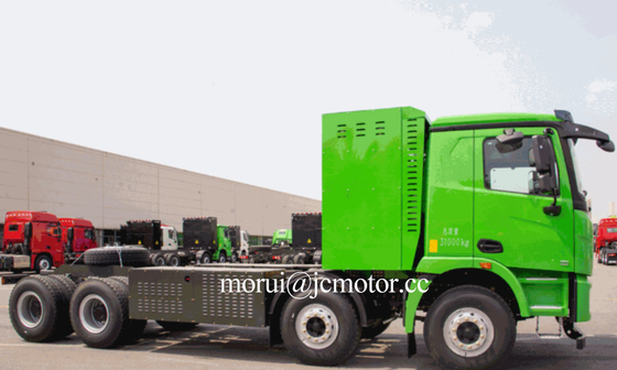 FCEV Yeni Enerji Hidrojen Elektrik Çöp Kamyonu 12 Tekerlekli 8x4 31 Ton Kömür Madenine 350 km mesafe