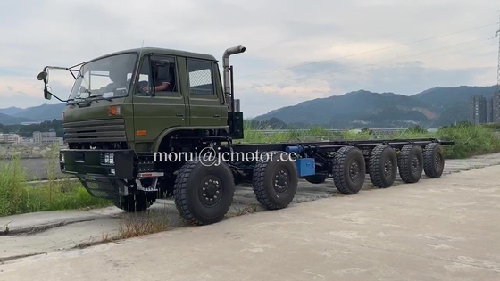 Askeri 12 Tekerlekli Tam Sürüş Altı Eksenli Çekirdek Çekicisi 12x12 Transporter Erector Launcher