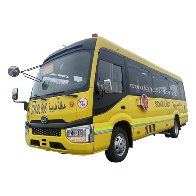 Özelleştirilmiş 7m Coaster Model Okul Öğrenci Uçak Otobüsü Iveco Şasi Sistemi 100kw Dizel Motoru