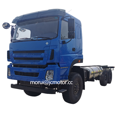 Özel Kamyon 25 ton 35 ton LNG Motoru 6x6 vinç Çöl Off Road Tam tahrikli kurtarma kamyonu şasi