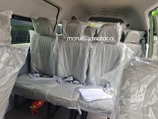 Özel Antigua ve Barbuda RHD Elektrikli Şehir Mini Otobüsü HIACE Model 18 Koltuk 300km Menzilli Kilometre