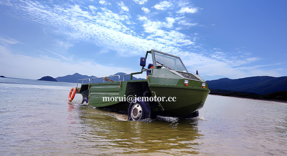 Özel Off-Road Amfibi Araç 4WD 1000kg / 10 kişilik kapasiteli kar ve su için hibrit ve yakıt versiyonları
