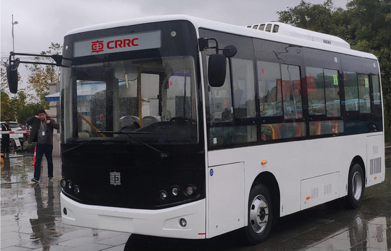 6.5 Metre Tam Elektrikli Şehir Otobüsleri 16 Koltuk Dingil Mesafesi 3300mm Özel Renk