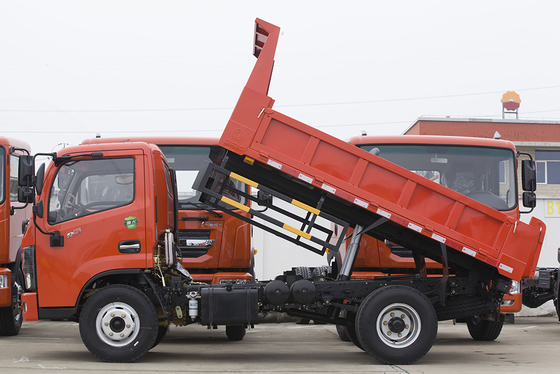 Euro 4 DONGFENG Damperli Kamyon YUCHAI Motor Sol Direksiyon 3.7m