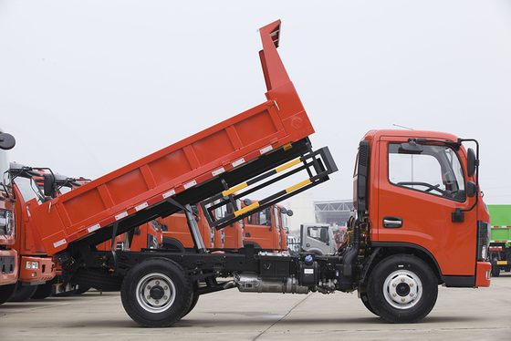 Euro 4 DONGFENG Damperli Kamyon YUCHAI Motor Sol Direksiyon 3.7m