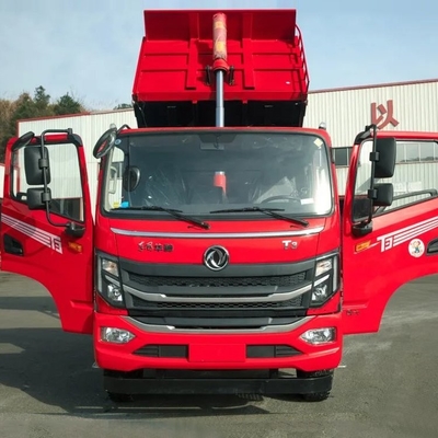 GVW 165HP Dizel Motorlu Kamyon Damperli 4x2 18 Tonluk Damperli Kamyon Dingil Mesafesi 3550mm