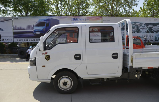 4.5T Hafif Yük Kamyonu 4x2 Dizel Motorlu Küçük Kamyon Kamyonu Çift Sıralı 5 Koltuk