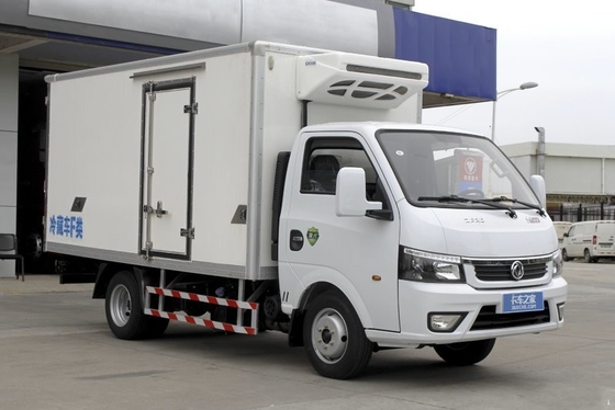 Hafif Soğutmalı Teslimat Kamyonu Van DONGFENG 4x2 Drive Euro6 Emisyon