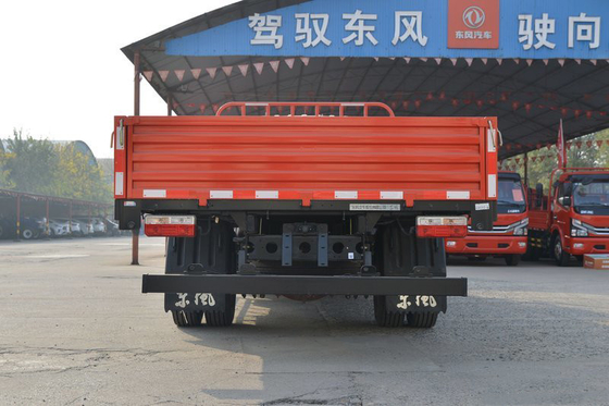 DongFeng DFAC 4x2 Sütun Plakalı Kargo Orta Kamyon 190HP YUCHAI Motor Büyük Ton Arka Aks