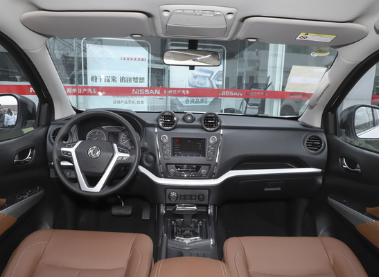 8AMT Şanzıman 4WD Düz Kargo Tankı Pikap Dizel 2.3L Güç DONGFENG Pikap