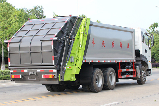 Ağır 6x4 Belediye Temizlik Kamyonu 18 Cbm Kamyon 10Ton Çöp Toplama Araçları