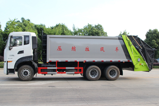 Ağır 6x4 Belediye Temizlik Kamyonu 18 Cbm Kamyon 10Ton Çöp Toplama Araçları