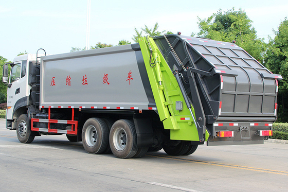 Ağır 6x4 Belediye Temizlik Kamyonu 18 Cbm Kamyon 10Ton Çöp Toplama Araçları