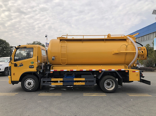 Dongfeng Emme Kanalizasyon Belediye Sanitasyon Kamyonu 9.5 Cbm 4 Ton Yük