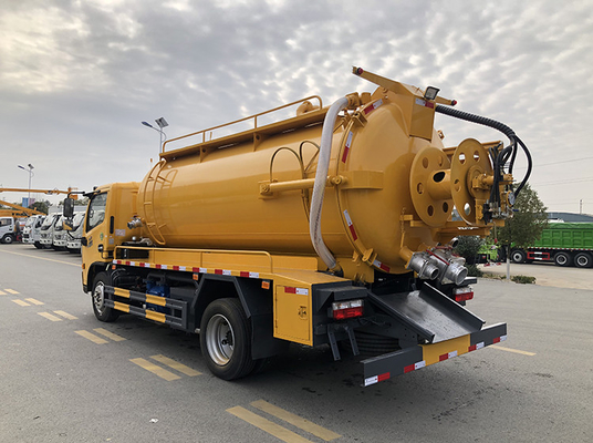 Dongfeng Emme Kanalizasyon Belediye Sanitasyon Kamyonu 9.5 Cbm 4 Ton Yük