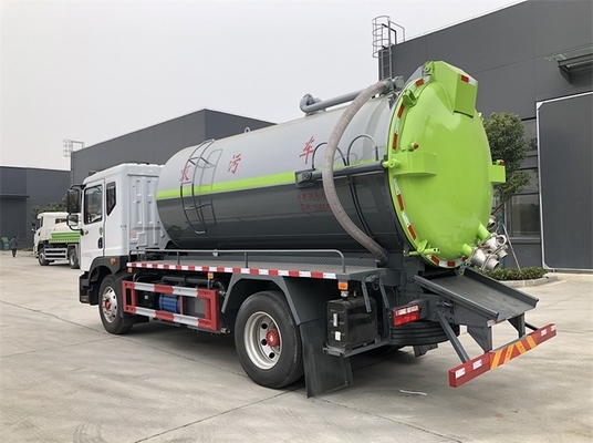 Orta Dışkı Emme Kamyonu 11.5 CBM Dizel 200 HP Kanalizasyon Emme Tankeri Kamyonu