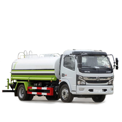 9 Cbm Yağmurlama Hafif Su Arabası Kamyon 4x2 Tekerlek Dizel Motorlu Sol Direksiyon
