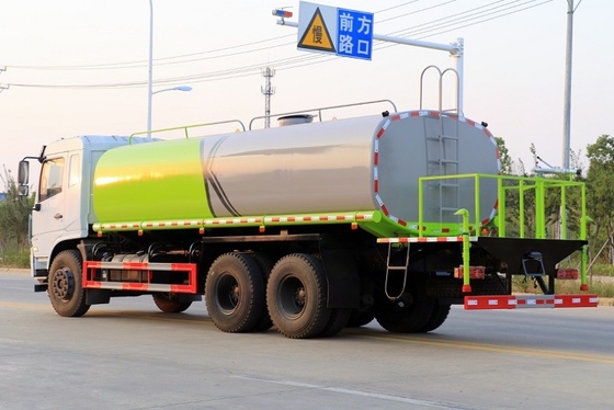 Çift Arka Akslı Yol Sulama Kamyonu Ağır Hizmet 6x4 16 Cbm 14470kg Tank