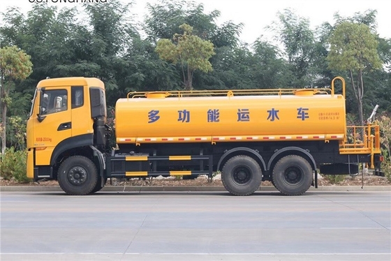 Ağır 6x4 290HP Belediye Temizlik Kamyonu Manuel 9MT 20cbm Yağmurlama Aracı
