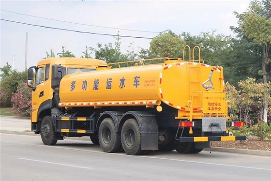 Ağır 6x4 290HP Belediye Temizlik Kamyonu Manuel 9MT 20cbm Yağmurlama Aracı