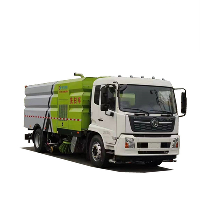 16 CBM Belediye Temizlik Kamyonu Dingil Mesafesi 5000mm 210 HP Süpürge Temizleme Kamyonu