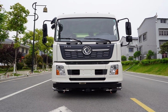 16 CBM Belediye Temizlik Kamyonu Dingil Mesafesi 5000mm 210 HP Süpürge Temizleme Kamyonu