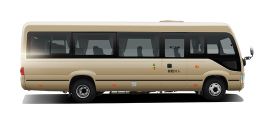 Euro 2 4 5 6 Dizel Otobüs Banliyö Otobüsü 154 HP 4400mm Düz Şanzıman