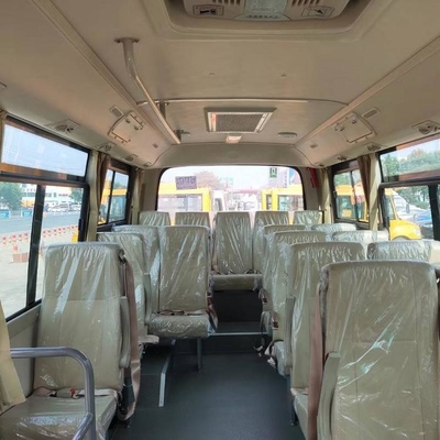 Özelleştirilmiş 6.6M Seyahat Dizel Otobüs Otobüsü 10 - 25 Koltuk 3300mm Dingil Mesafesi