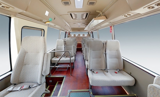 LHD Dizel Motorlu Coaster Otobüsler 7m 142 HP Boş Ağırlık 4300kg
