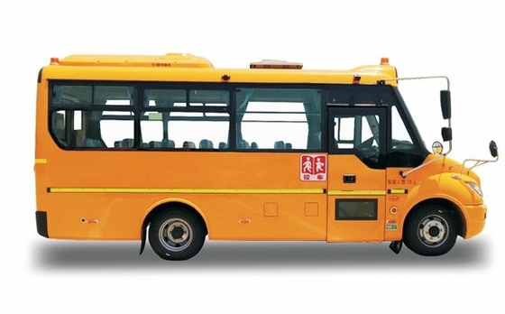6.5m 80km/s Okul Sarı Servis Otobüsü 24 - 32 Koltuk 115hp Dizel Güç