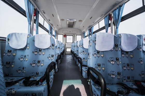6.5m 80km/s Okul Sarı Servis Otobüsü 24 - 32 Koltuk 115hp Dizel Güç