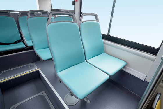 8m Elektrikli Lüks Otobüs Dingil Mesafesi 4250mm 21 Koltuklu Mini Otobüs Kilometresi 200 - 350km