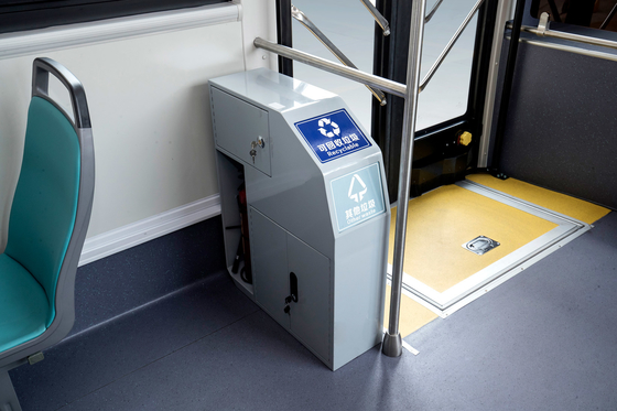 8m Elektrikli Lüks Otobüs Dingil Mesafesi 4250mm 21 Koltuklu Mini Otobüs Kilometresi 200 - 350km