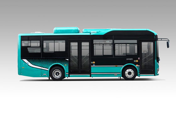 8m Elektrikli Lüks Otobüs Dingil Mesafesi 4250mm 21 Koltuklu Mini Otobüs Kilometresi 200 - 350km